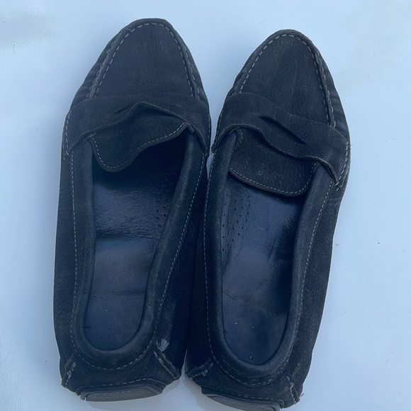 Cole Haan Women’s Black Suede Flats - Driving Shoes Size 9.5 - Picture 2 of 7
